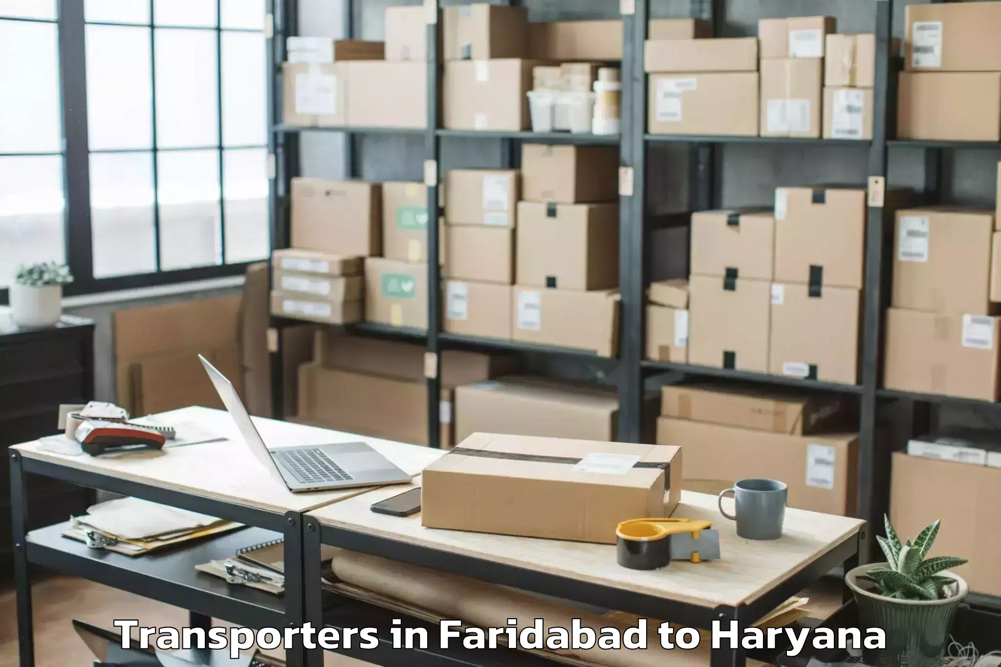 Easy Faridabad to Karnal Transporters Booking